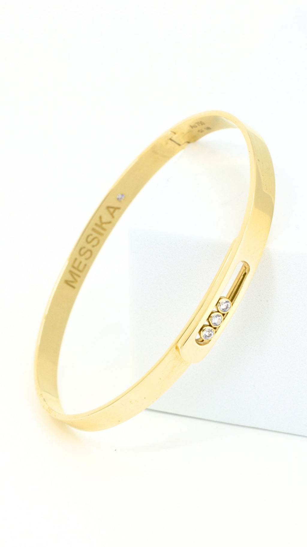 MSK Move Noa Bangle With 3 Stud Detail