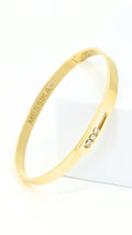 MSK Move Noa Bangle With 3 Stud Detail