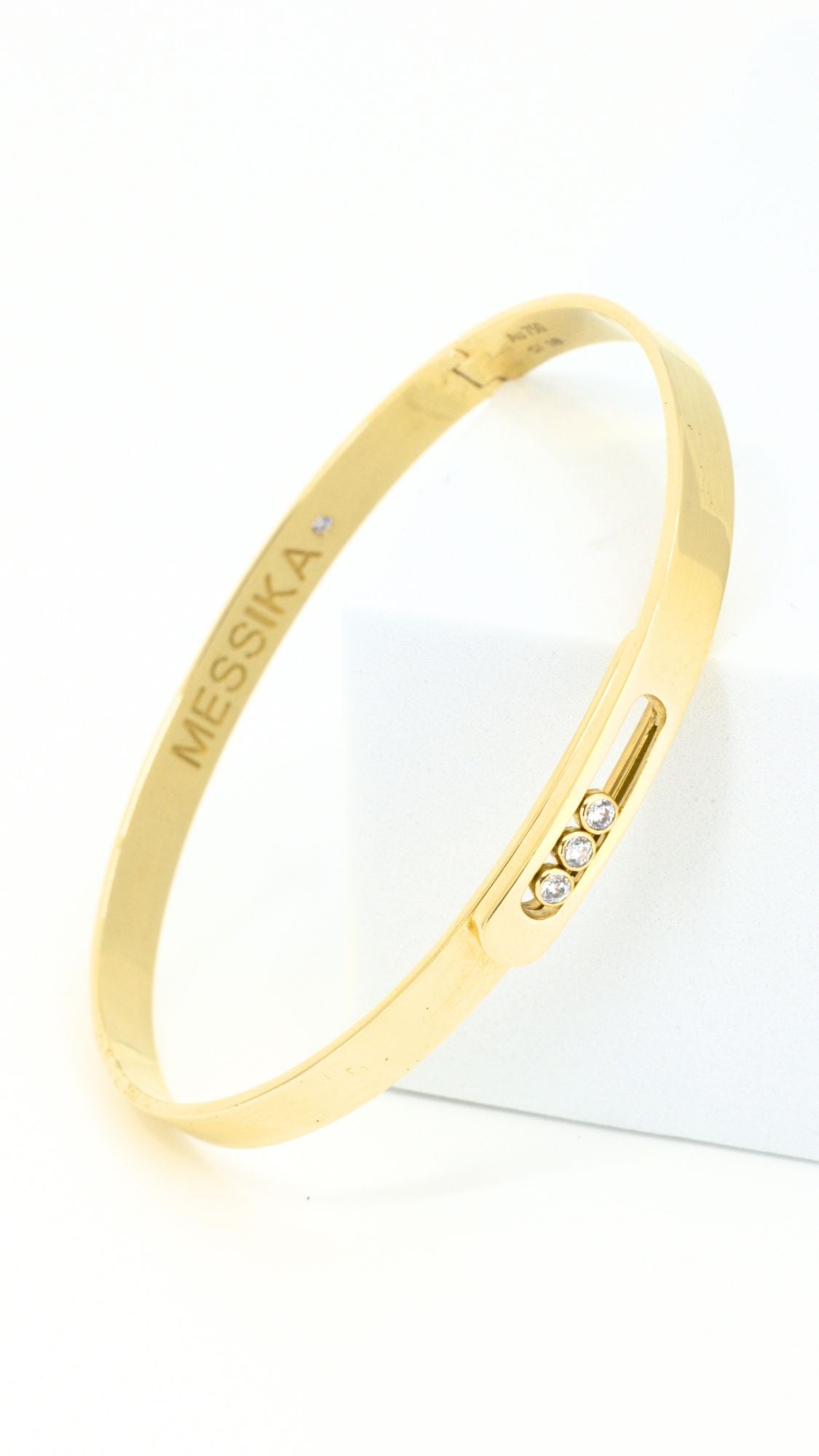 MSK Move Noa Bangle With 3 Stud Detail