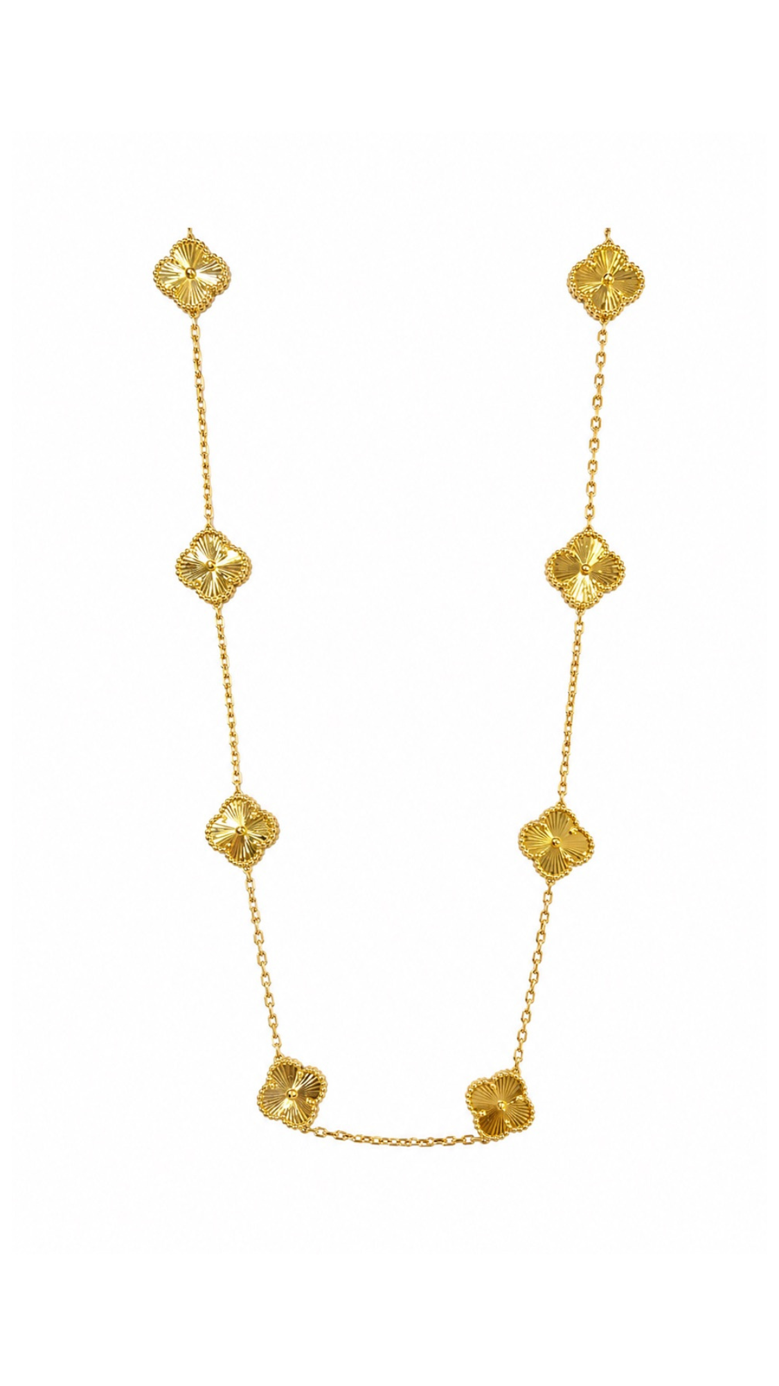 8 Clovers 12mm Necklace S18