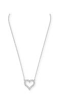 925 Silver Heart Attached Necklace