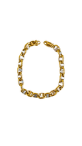 Link Bracelet Two-Tone Alternate - Size 8.5
