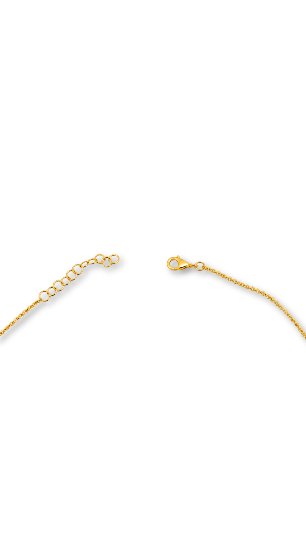 Rhombus Layered Necklace Size 20-22