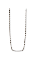 Italian Anchor Links Chain White Gold  - Size 24