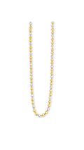 18k Gold Beans Chain Two-Tone - Size 24