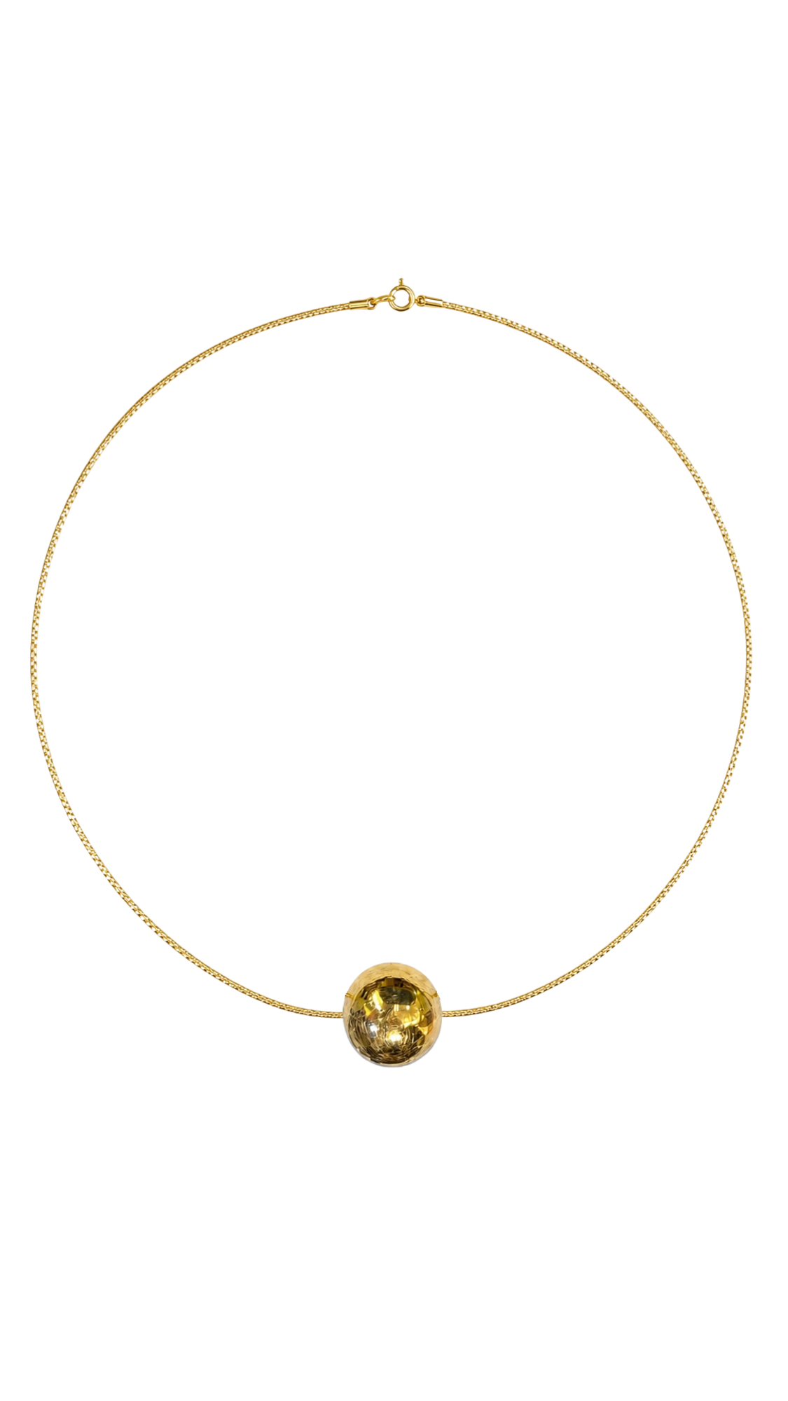 Aurelia Orb Pendant Cord Necklace - Size 16