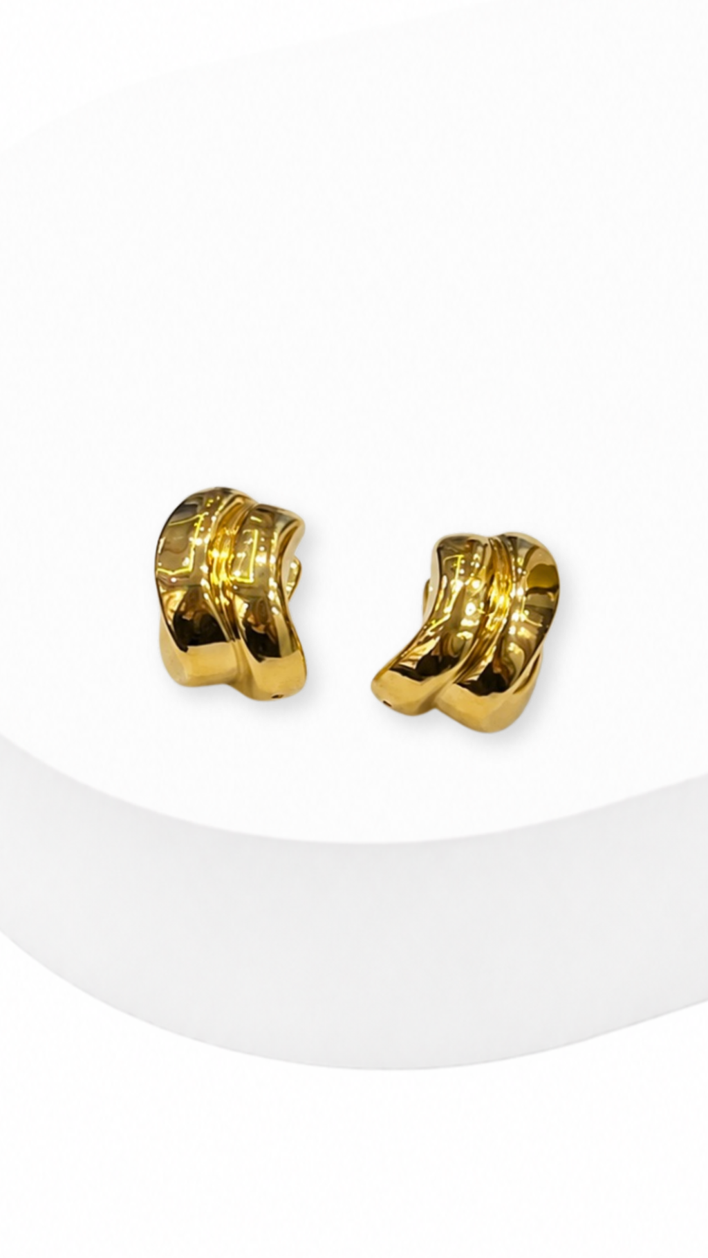Aurelia Twist Hoop Earrings