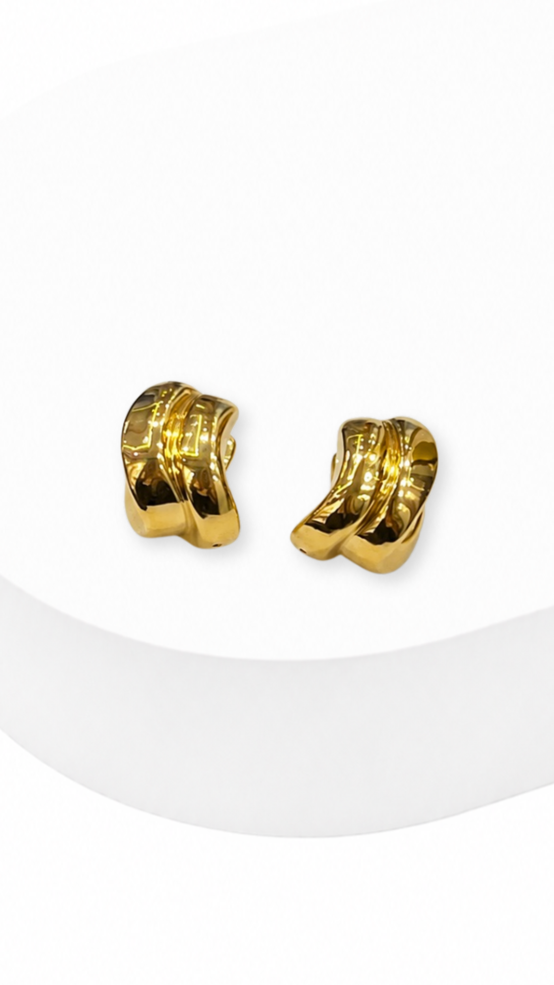 Aurelia Twist Hoop Earrings