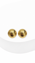 Aurora Dome Diacut Clip-Type Earrings