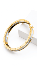 BLG Interlock Bangle Two-Tone 19"