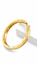 BLG Interlock Bangle Gold 19"