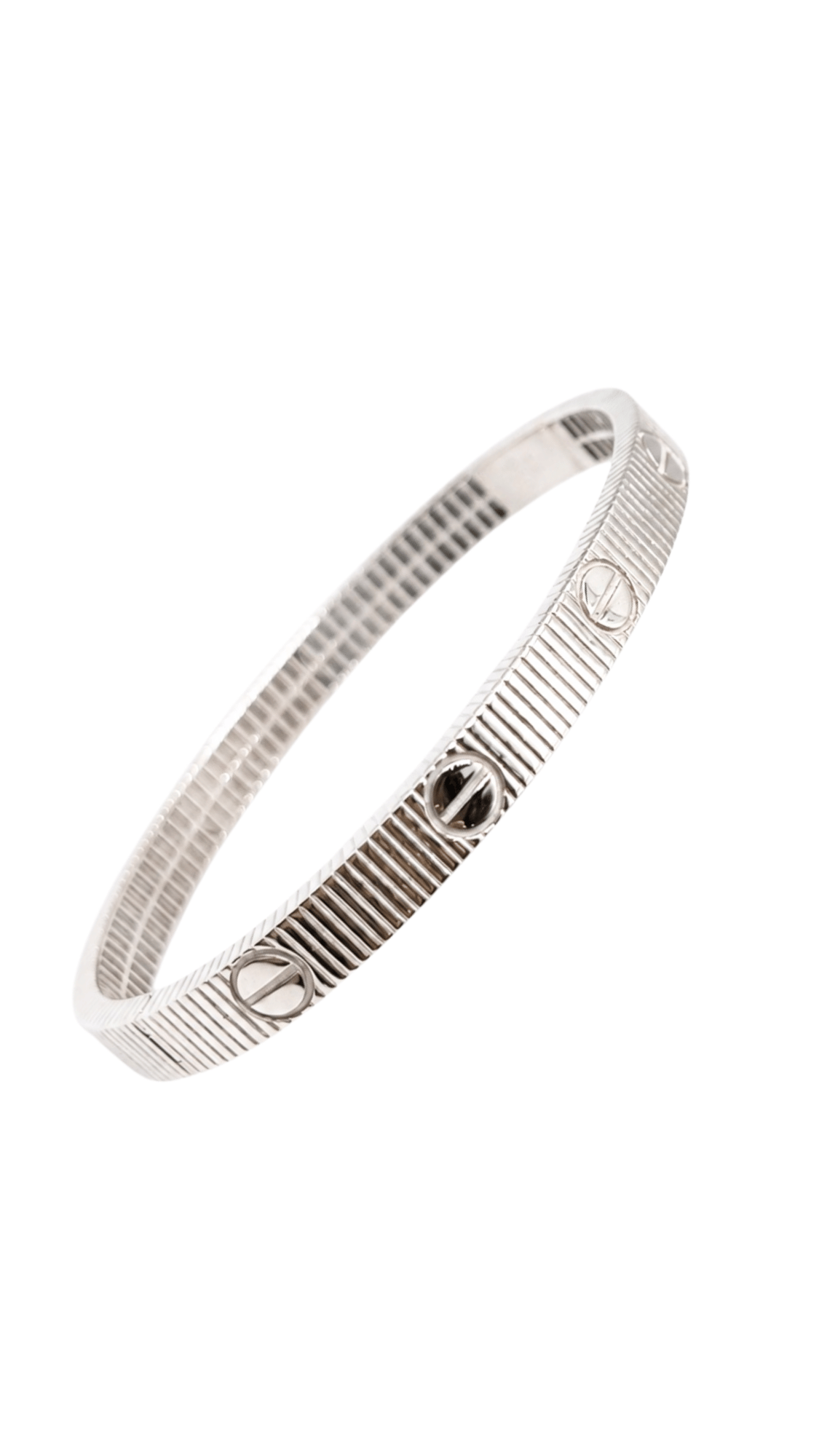 Love Unlimited Bangle White Gold 16"