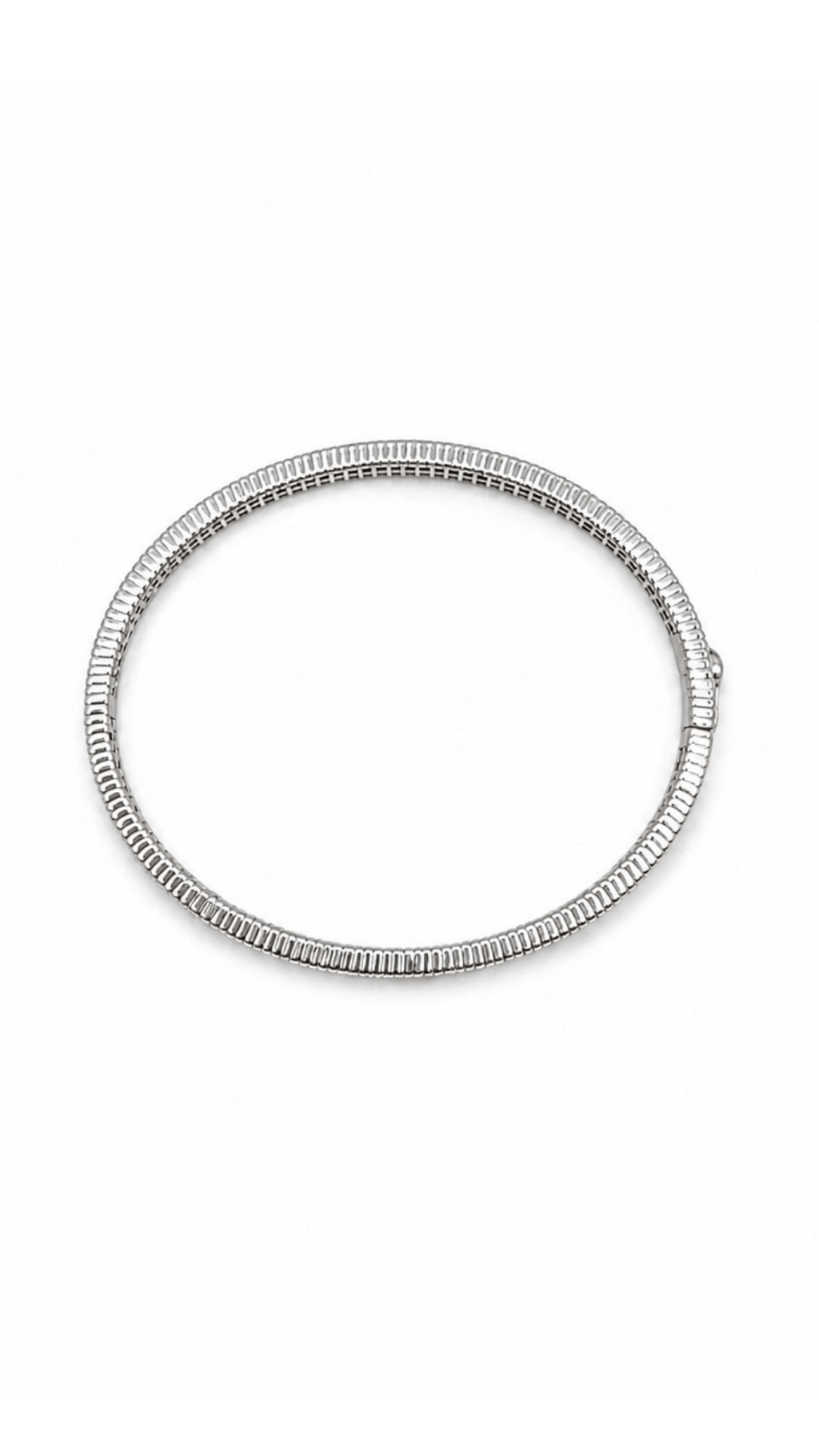 Love Unlimited Bangle White Gold 16"