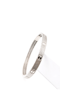 Love Unlimited Bangle White Gold - Size 16