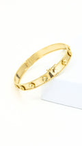 Pearly Clover Bangle 16"