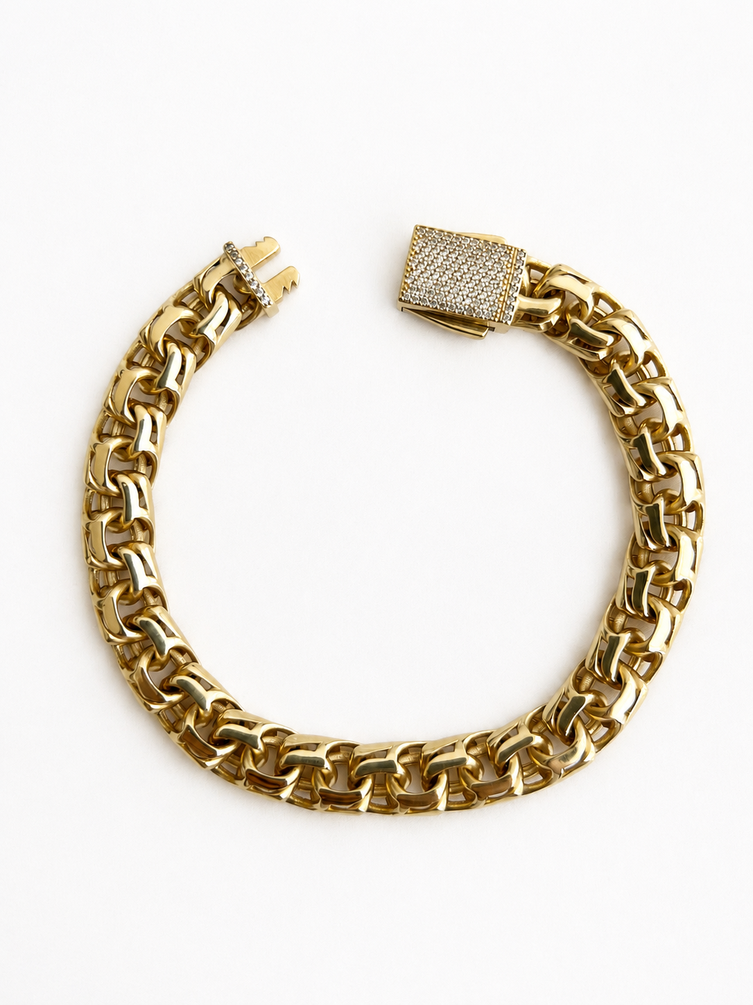 Italy Bracelet With Stones 8"
