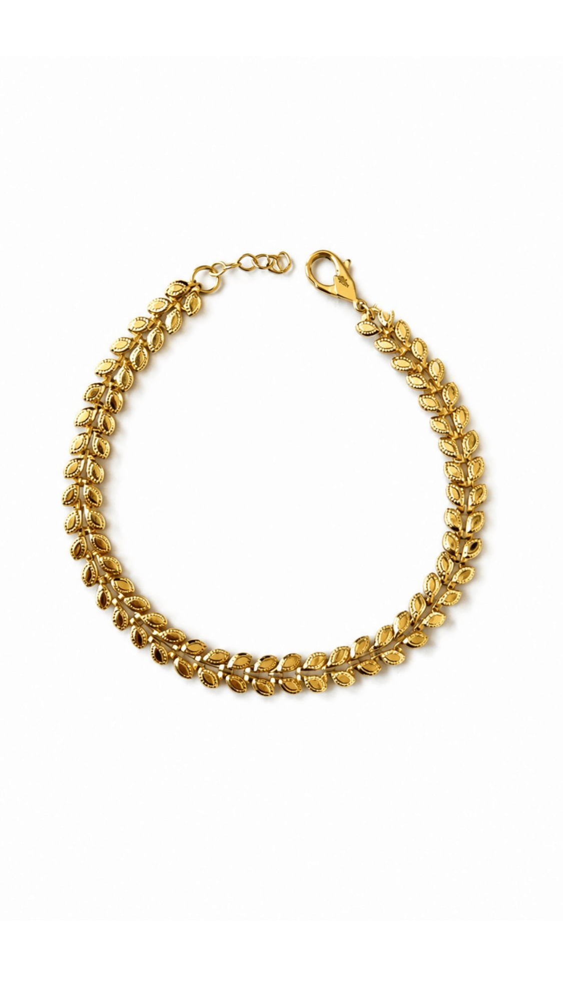 Gold Leaf Bracelet - Size