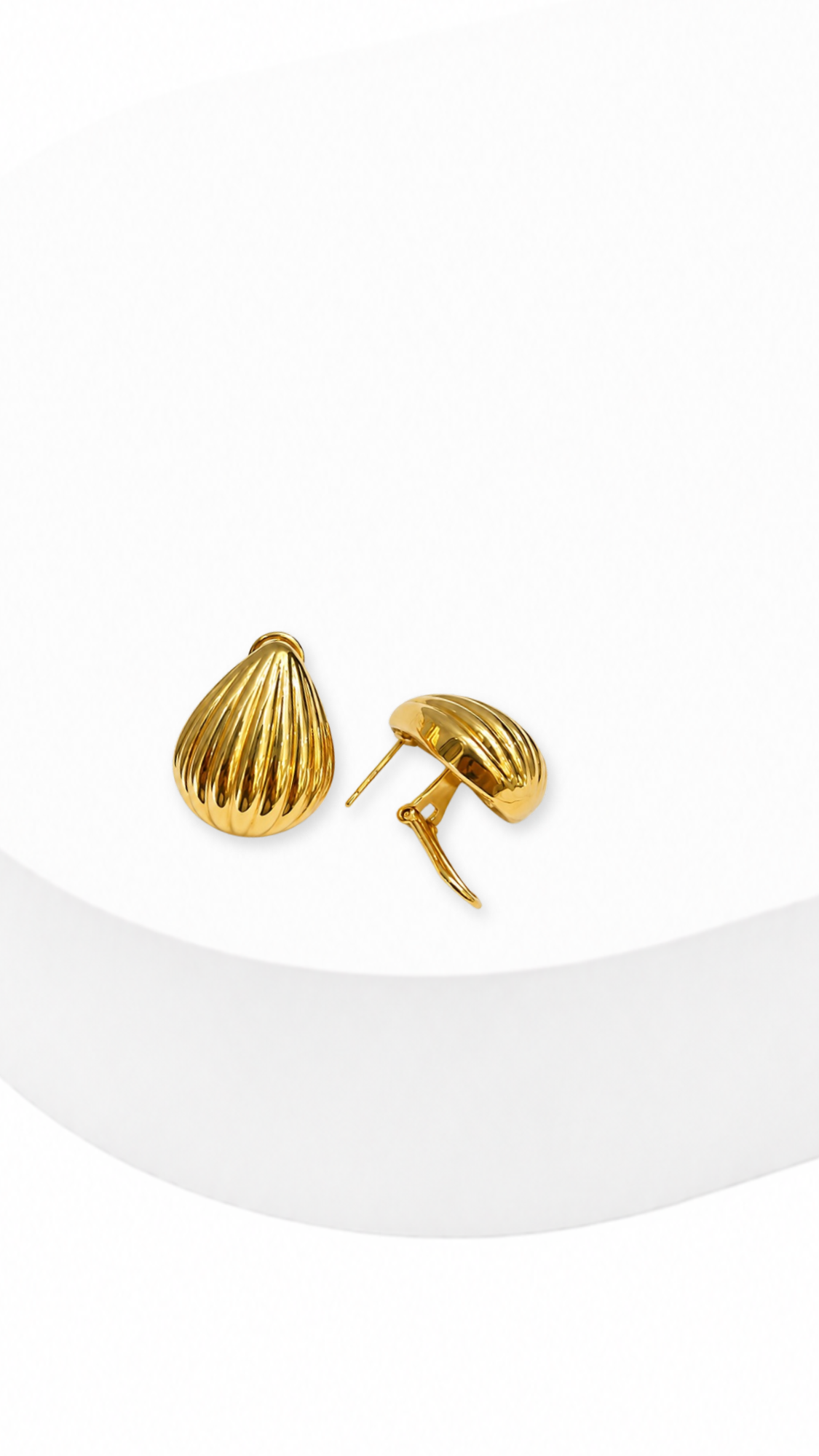 Clip Stripe Earrings