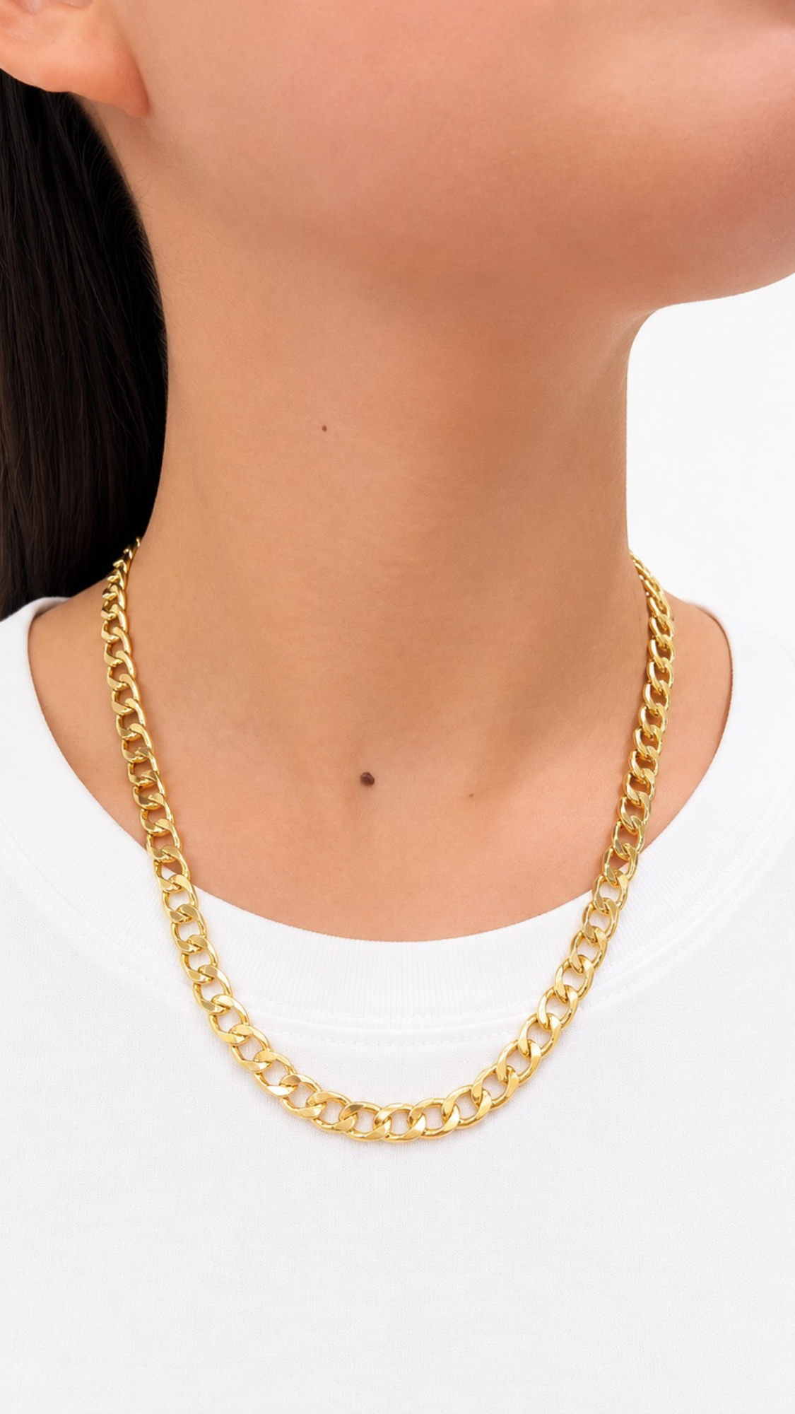 Cuban Curb Chain 7.5mm - Size 20