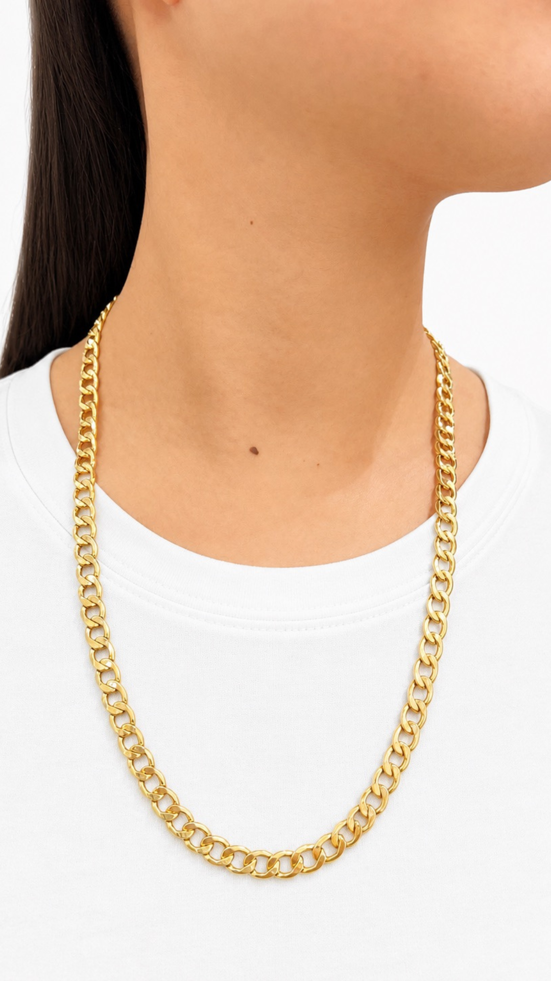 Cuban Curb Chain 7.5mm - Size 24