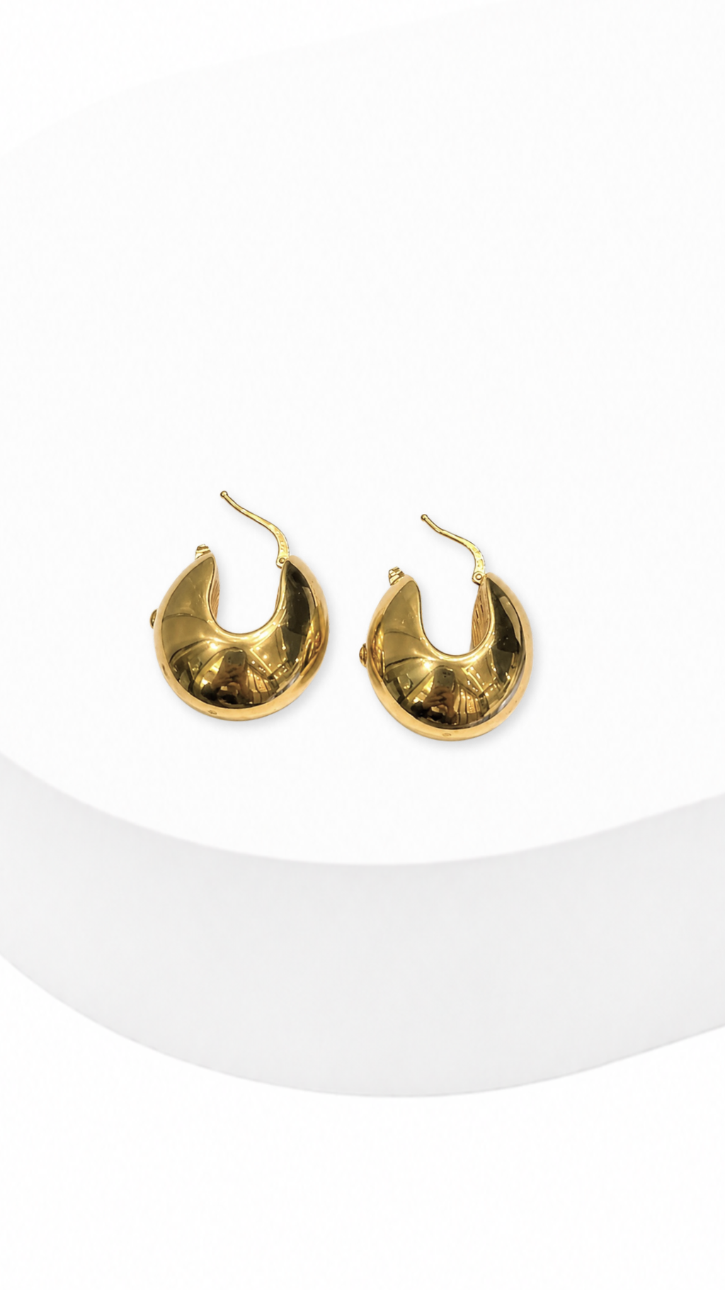 Dome Hoop Earrings