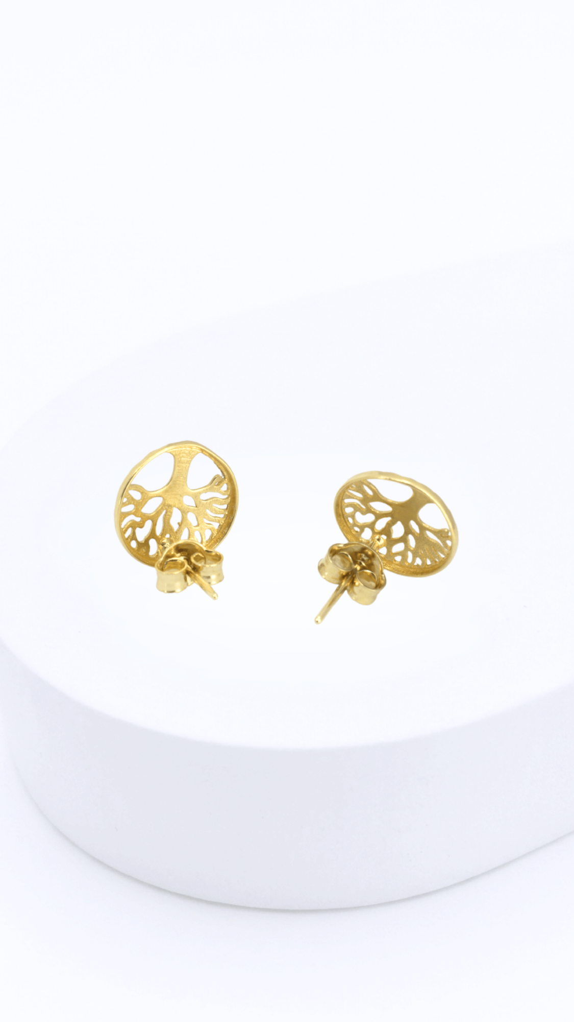 Tree Of Life Stud Earrings - Small