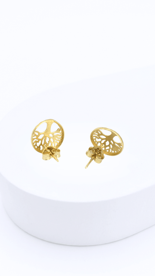 Tree Of Life Stud Earrings - Small