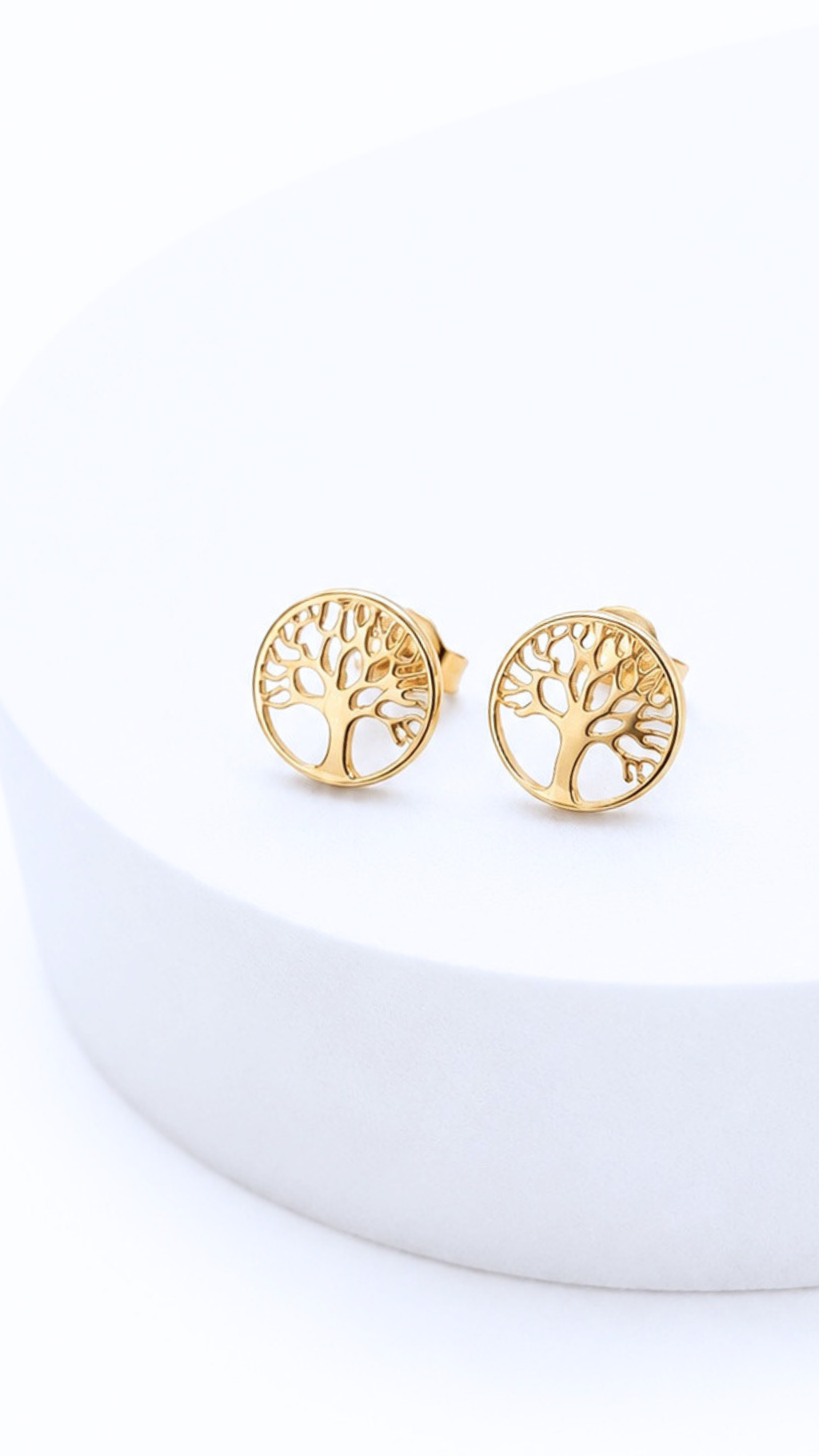 Tree Of Life Stud Earrings - Small