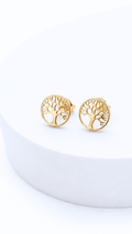 Tree Of Life Stud Earrings - Small