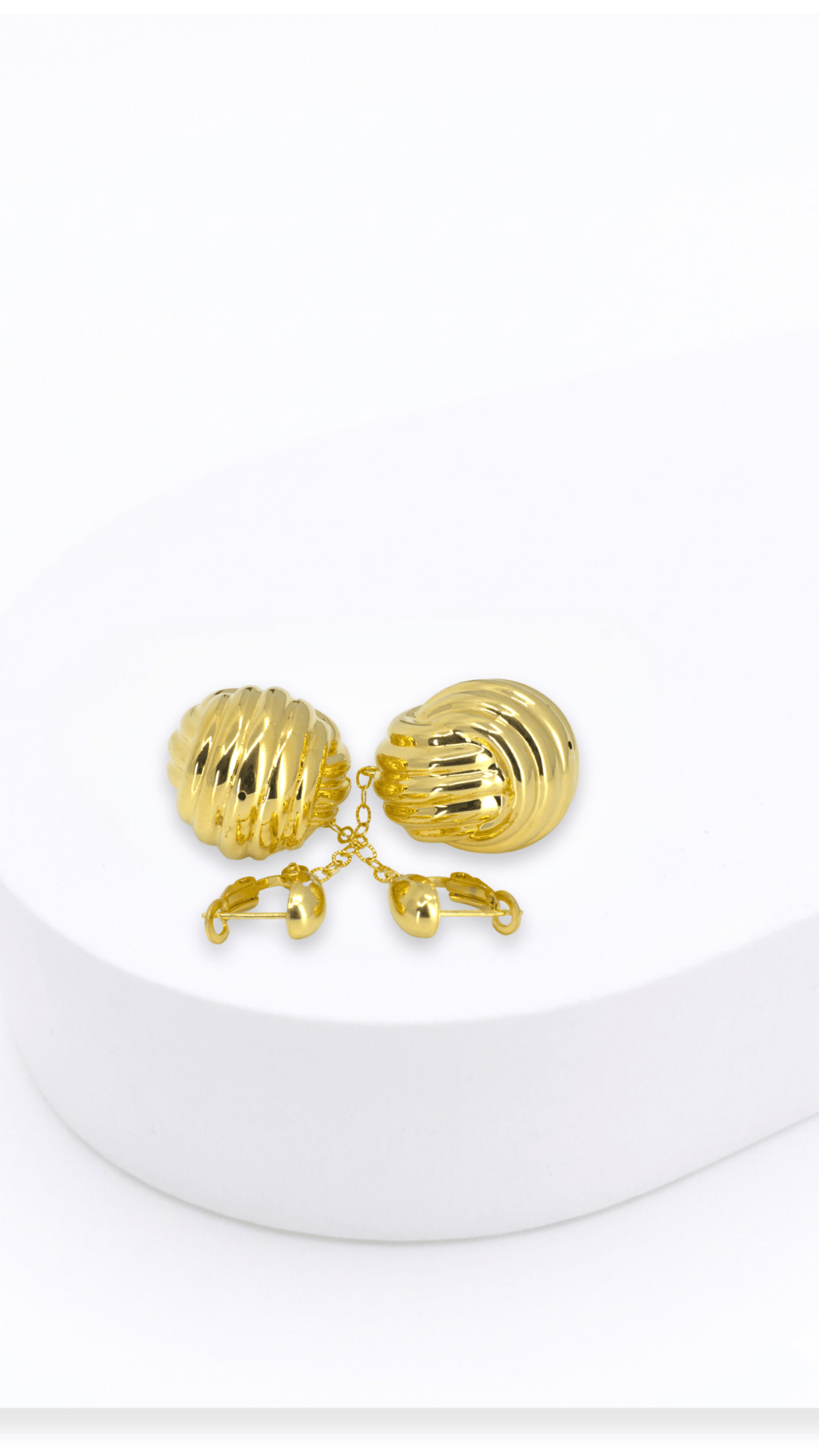 Ball Drop Electroform Earrings