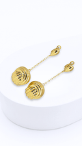Ball Drop Electroform Earrings