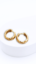 Quilted Coco Crush Hoop Earrings