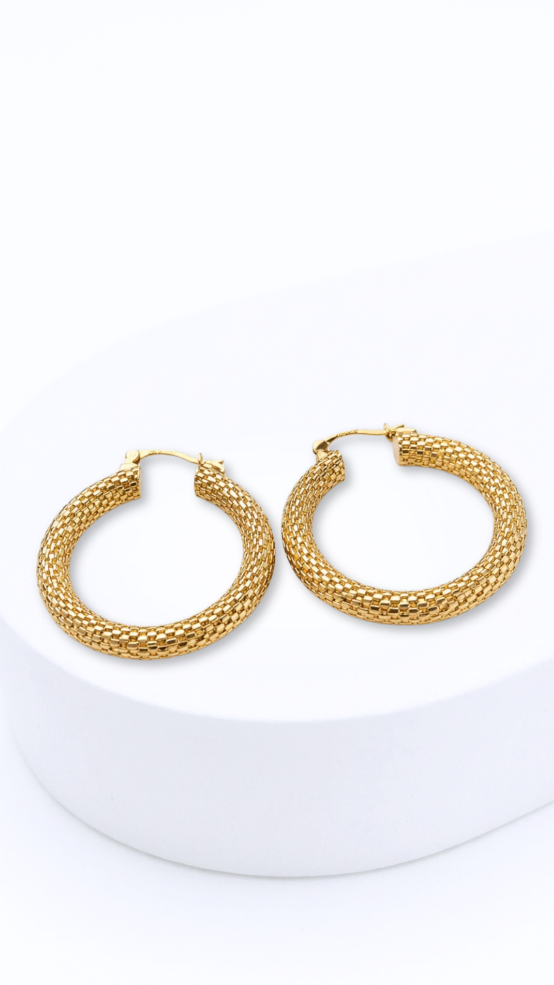 Serpentis Electroform Hoop Earrings