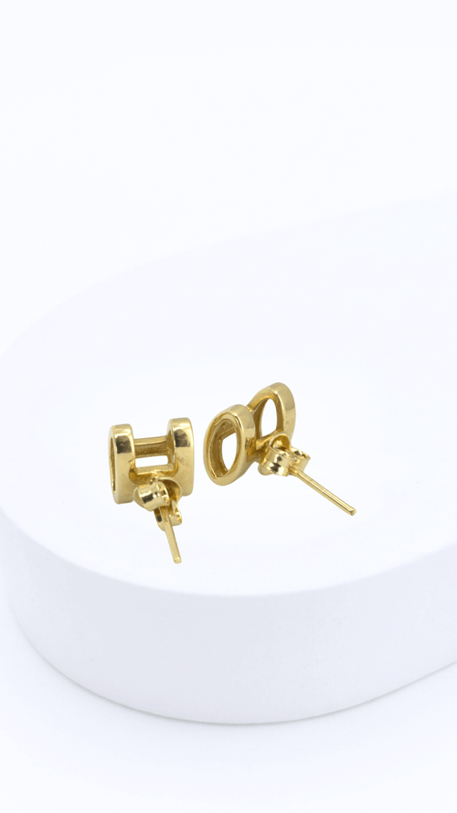 H Pop Stud Earrings