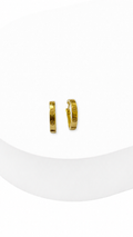 Love Clip-Type Hoop Earrings