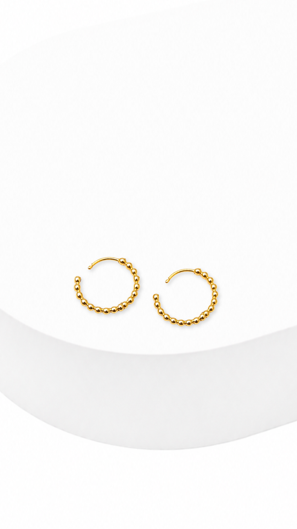 Bubble Hoop Earrings