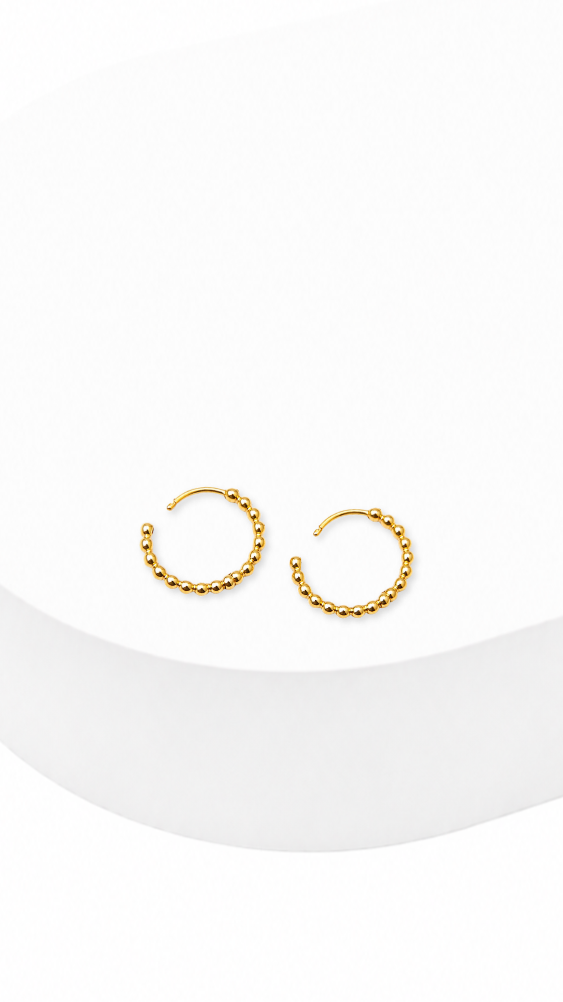 Bubble Hoop Earrings