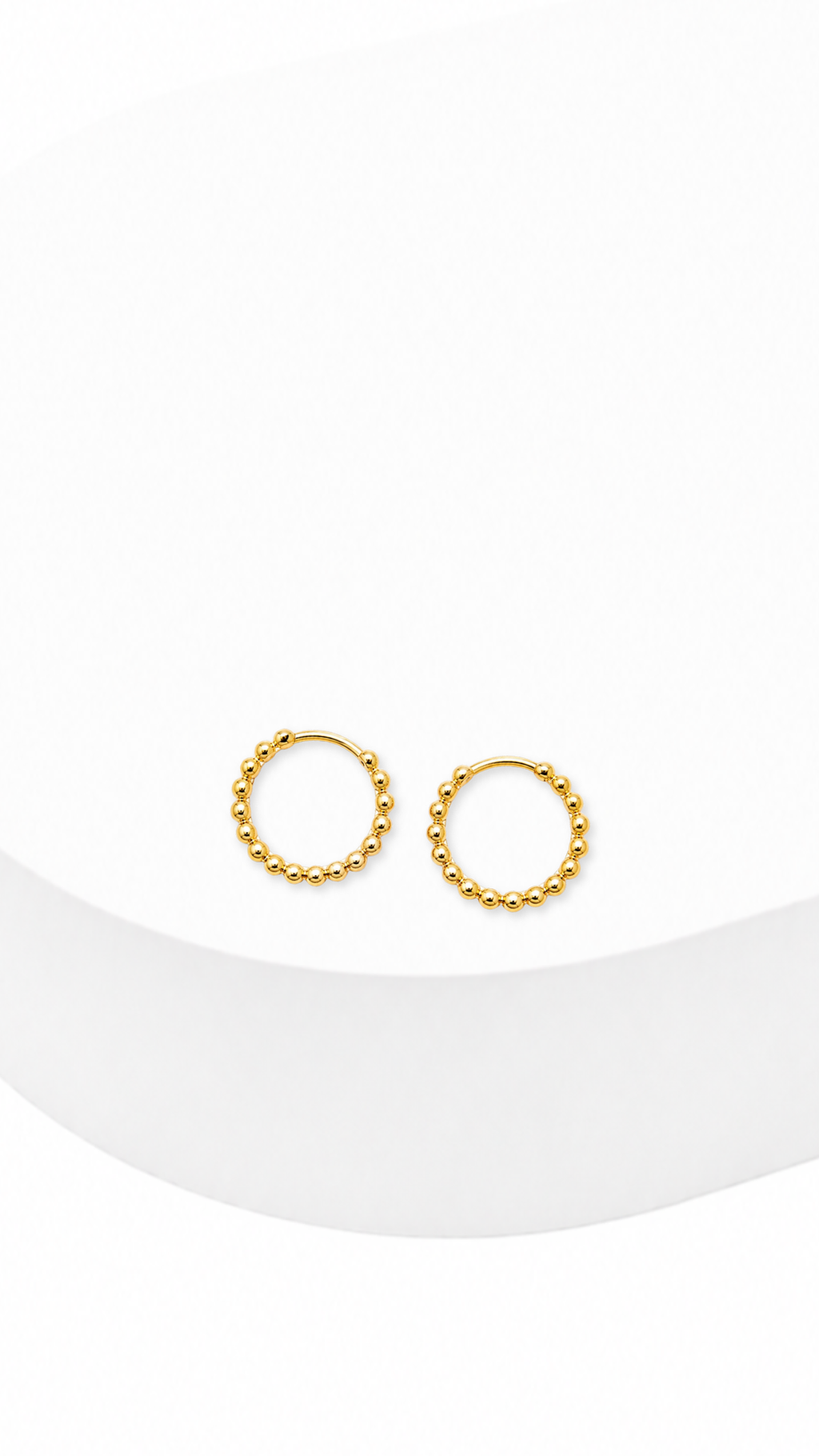 Bubble Hoop Earrings
