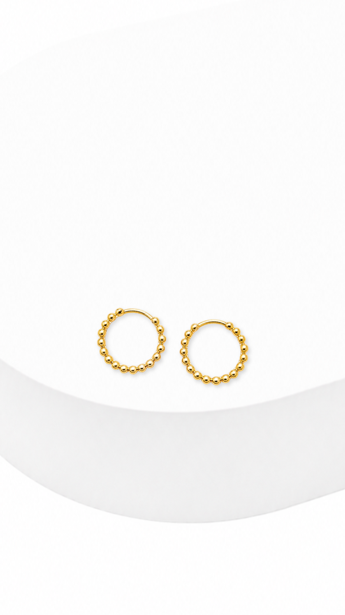 Bubble Hoop Earrings