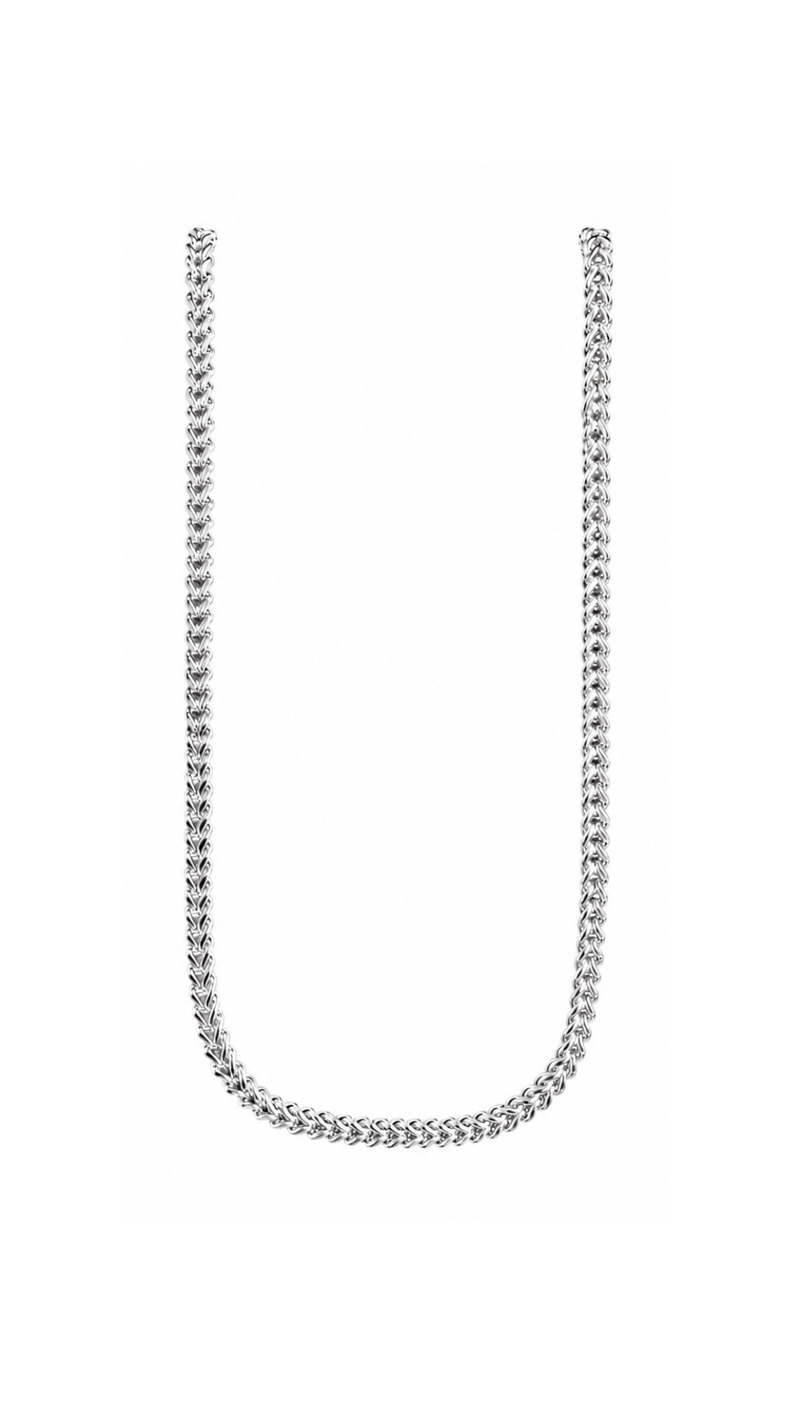 Franco Chain S22 White Gold