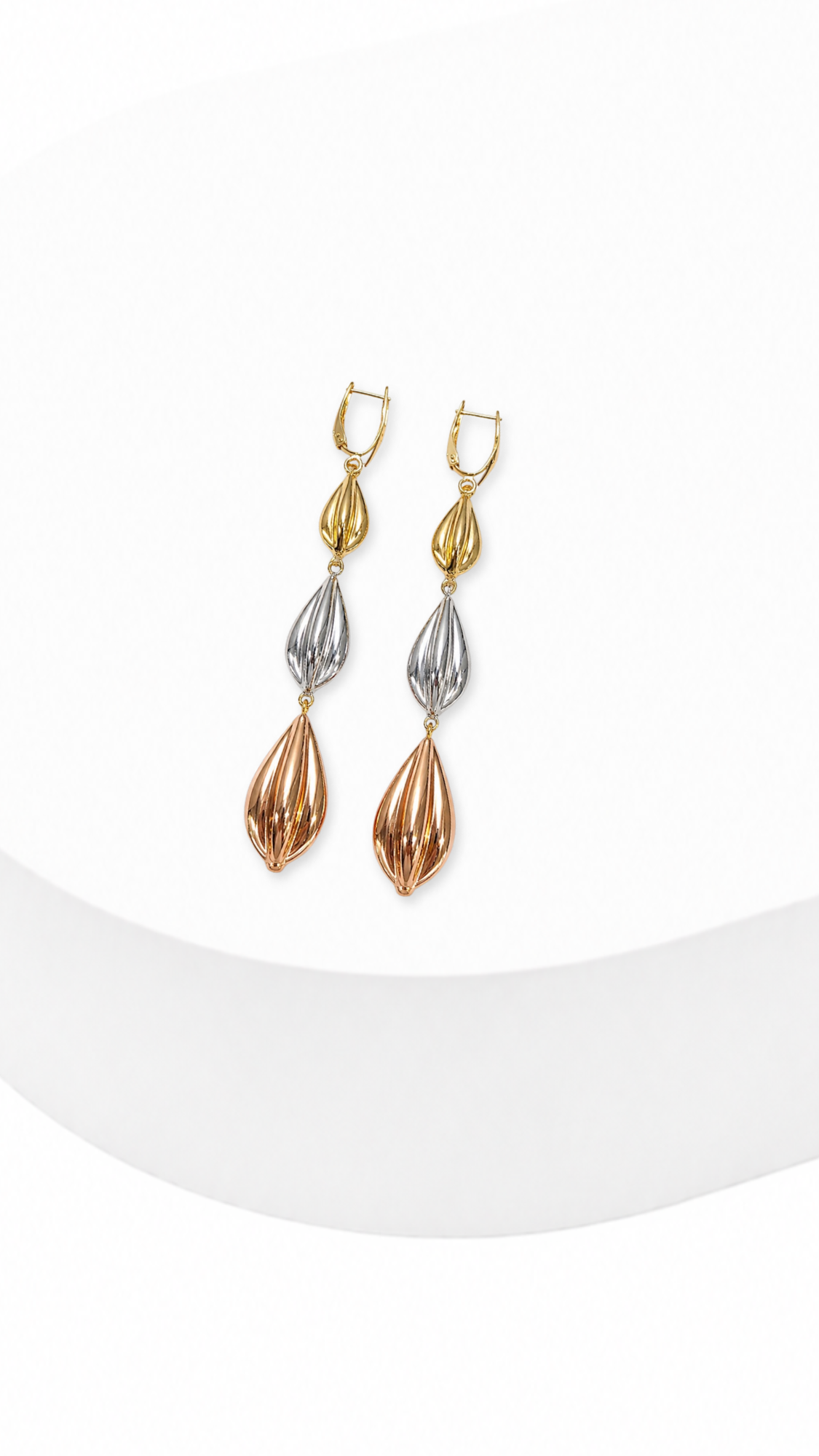 Harmony Luxe Drops Earrings Tricolor