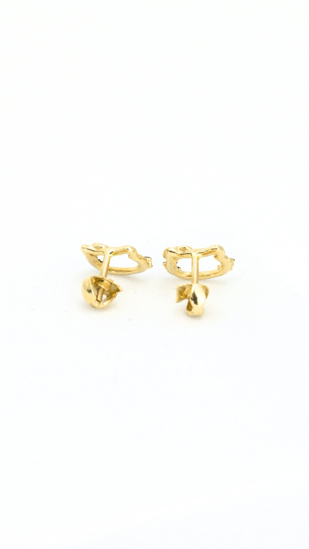 HKY Face Frame Girls Stud Earrings