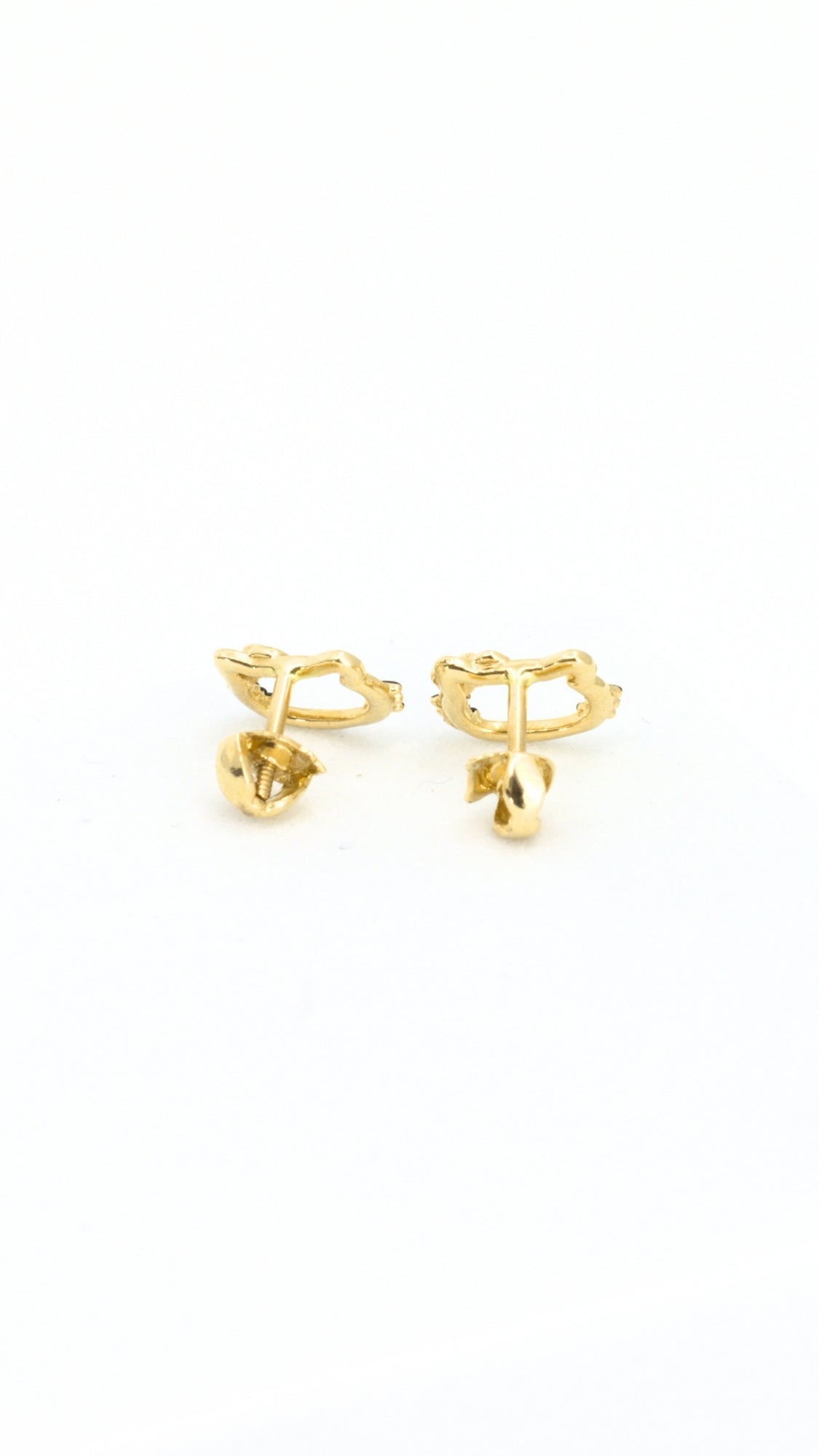 HKY Face Frame Girls Stud Earrings