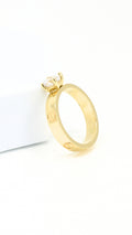 Love Ring With Zircon Stone
