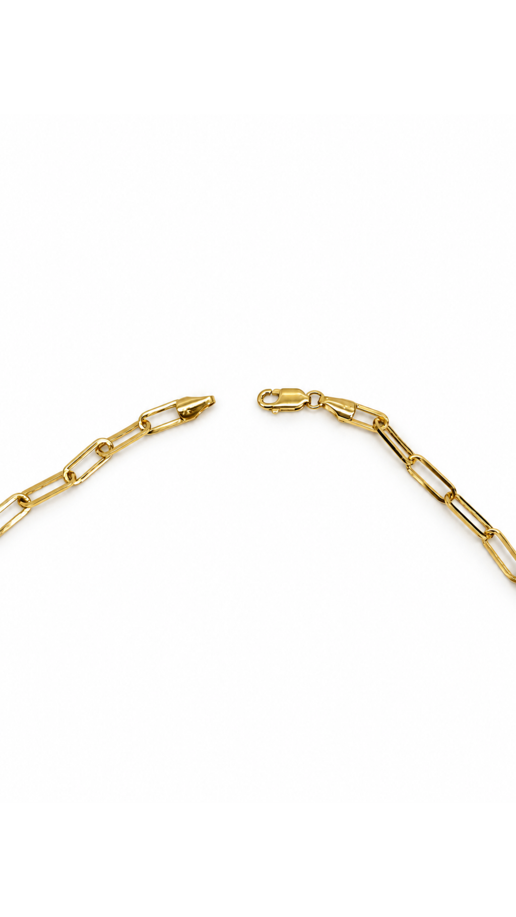 Paper Clip Link Necklace - Size 20