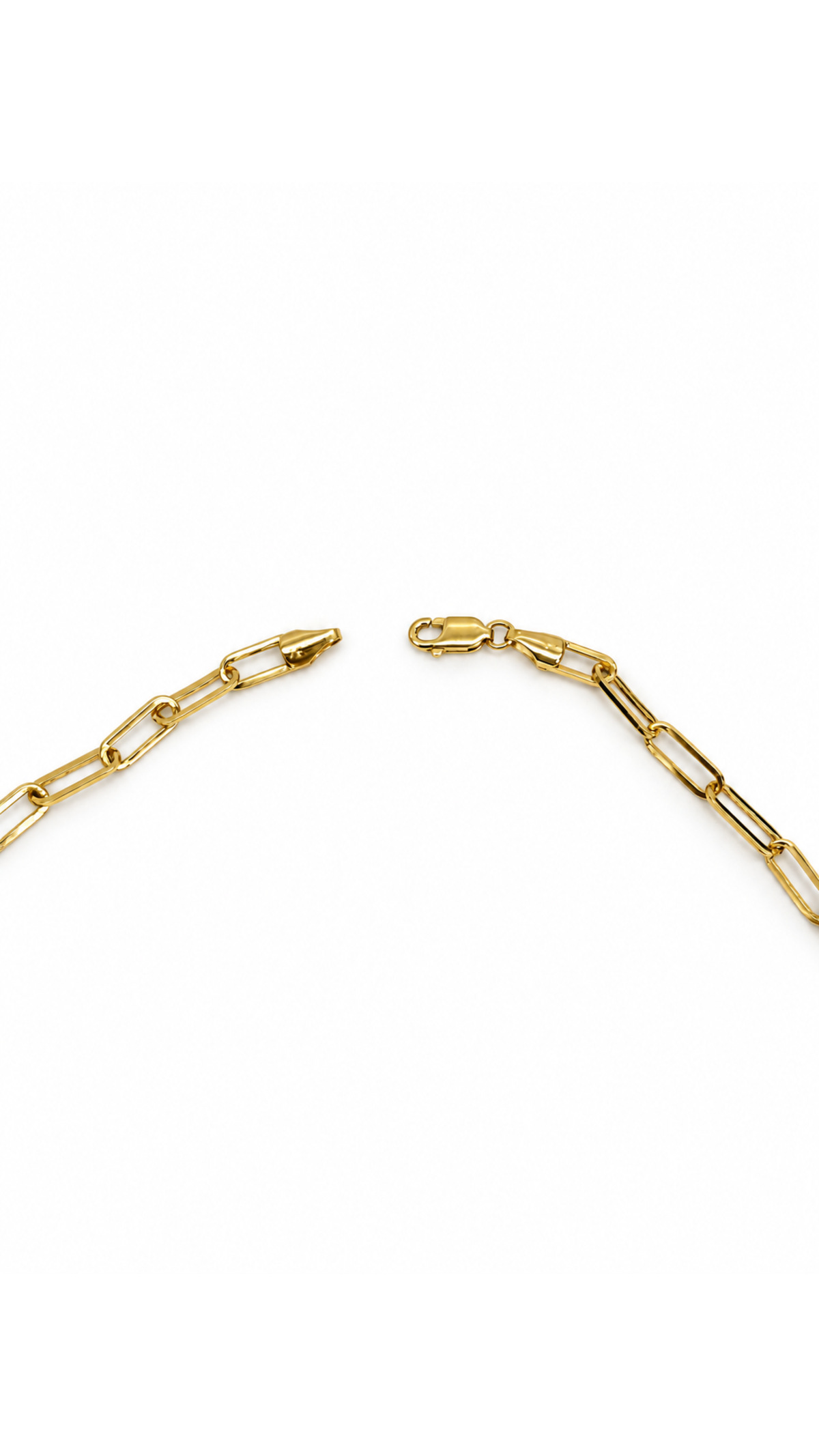 Paper Clip Link Necklace - Size 20