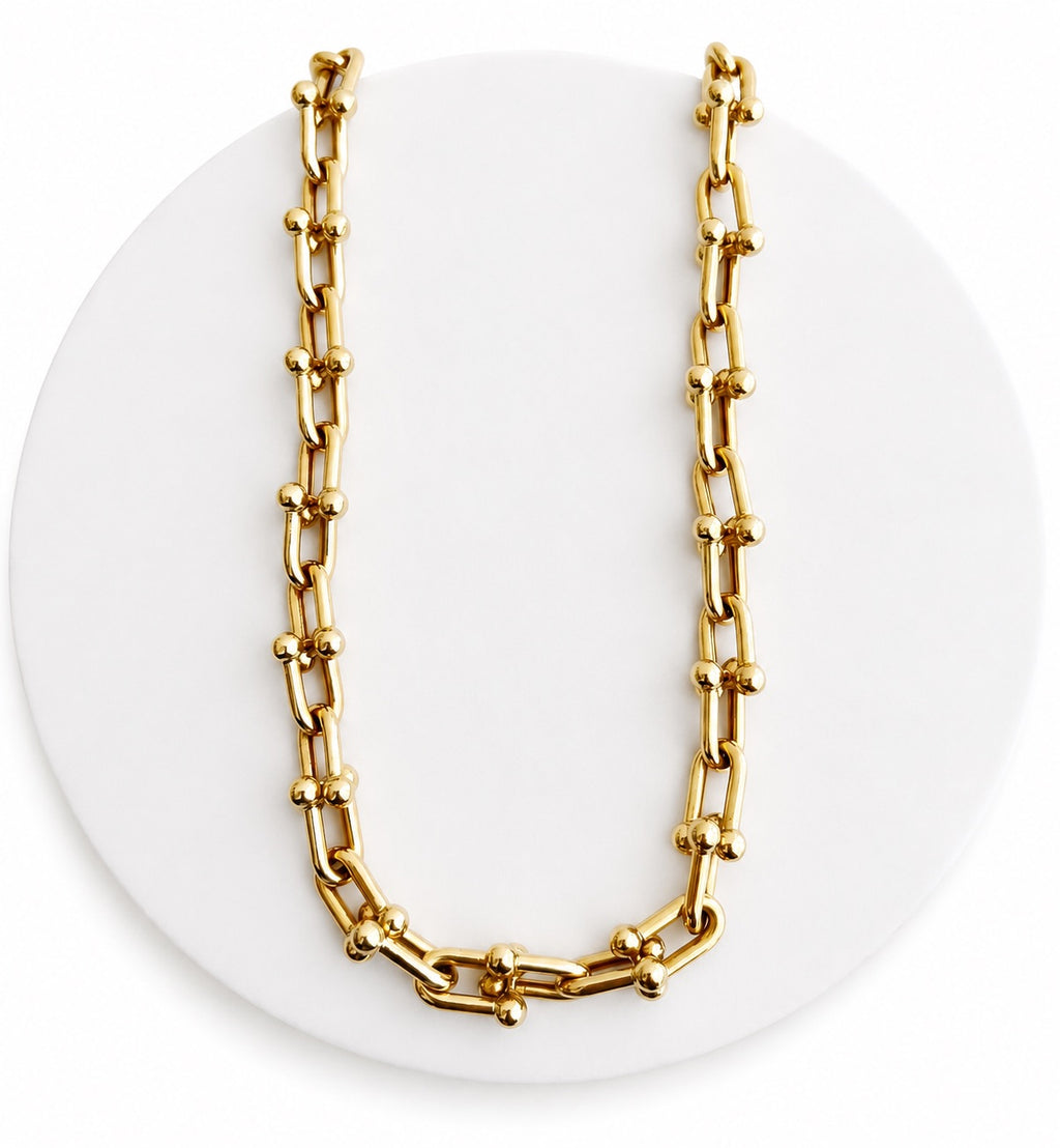 HardWear Link Necklace 18" and Earrings Set