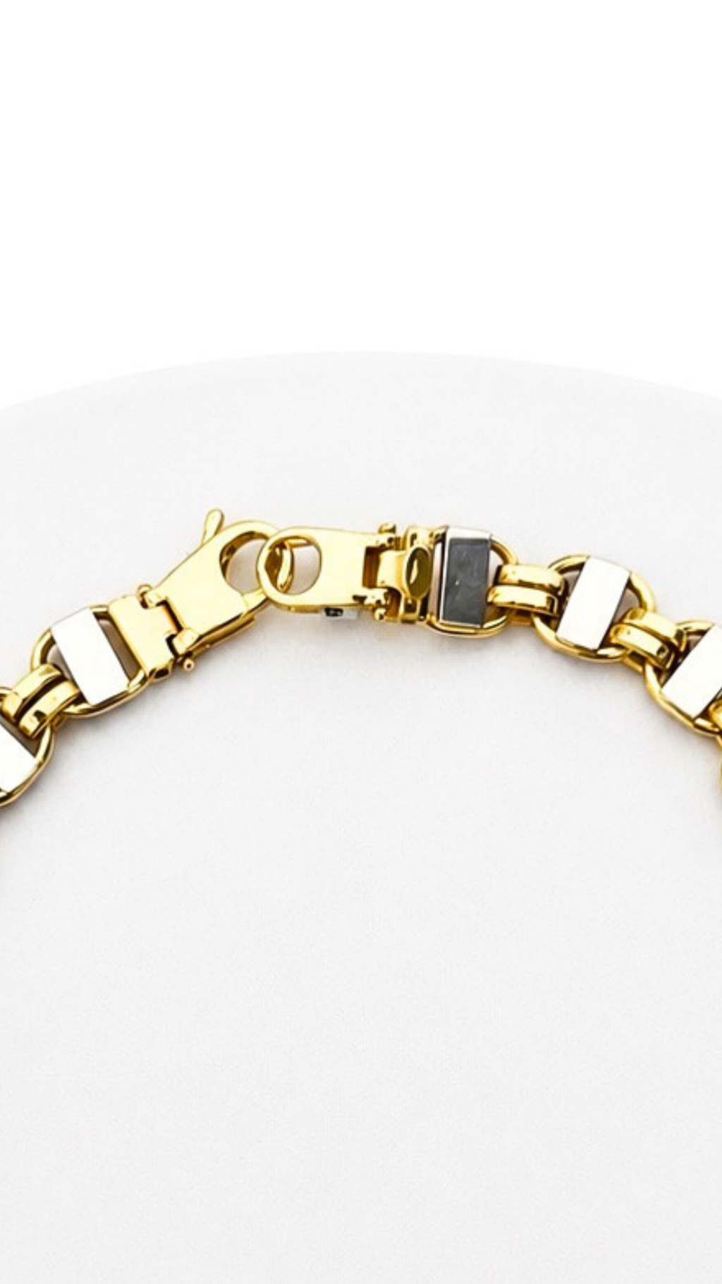 Italian Necklace Two Tone 24"