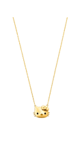 HKY Kitty Face Necklace Glossy - Size 16 to Size 18