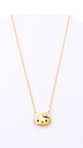 HKY Kitty Face Girls Necklace Glossy 16"-18"